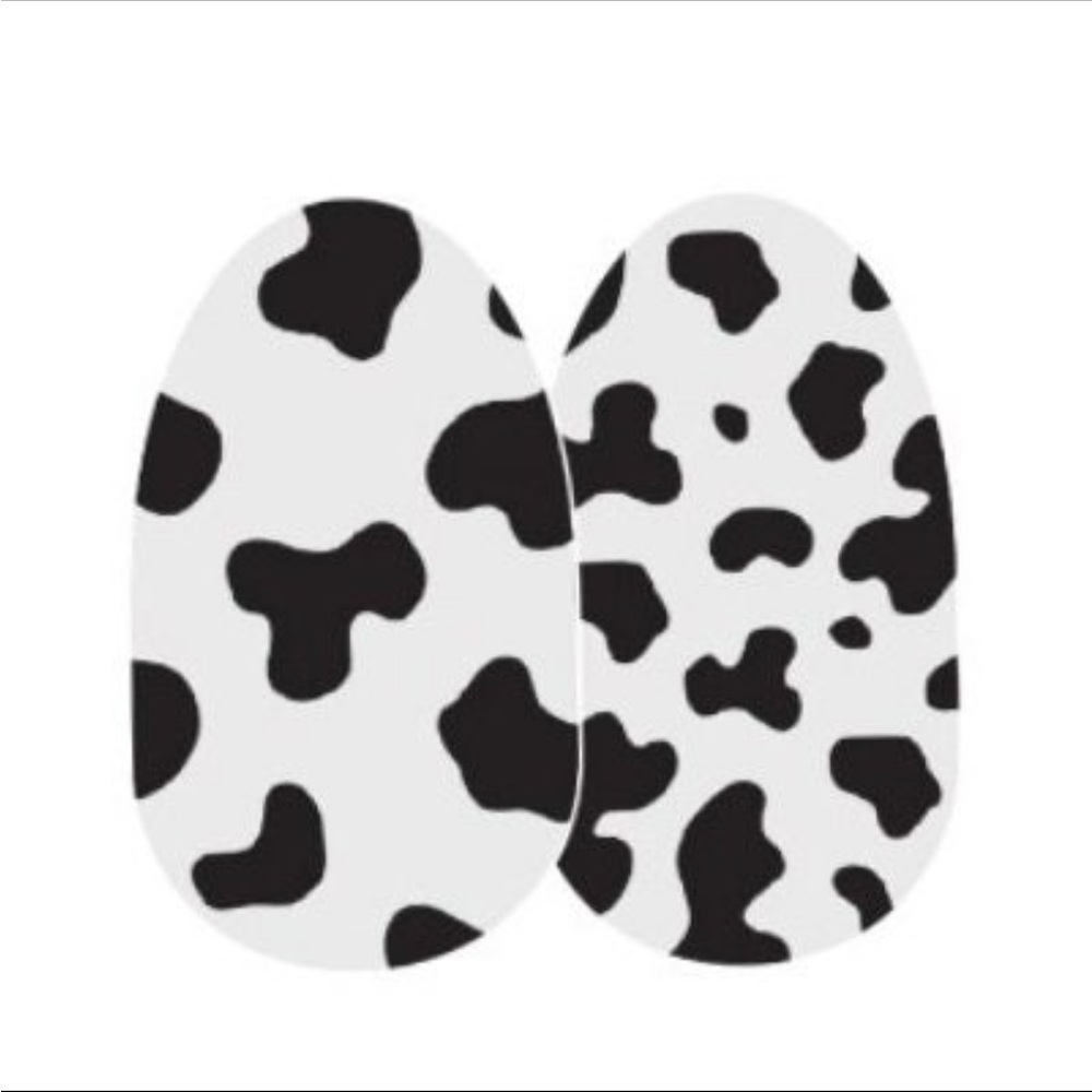*Retired* Color Street: In a MOO-d | Cow Print Animal Black Clear Overlay Spots - Picture 12 of 13